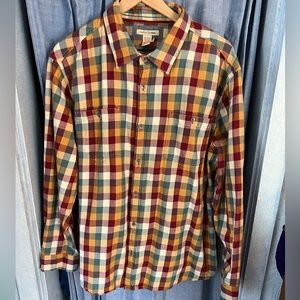 Carbon2Cobalt Plaid Shirt 100% Cotton (soft).